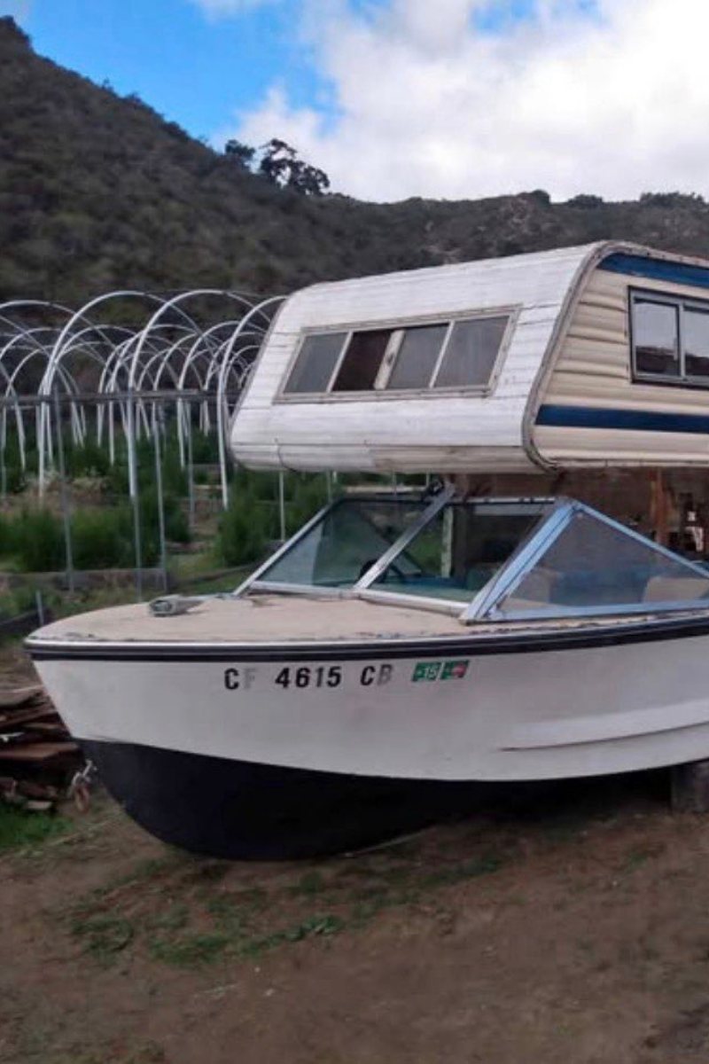 Boat and camper
